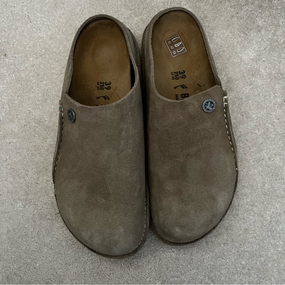 Birkenstock slip on mule tan size 39 - Picture 2 of 4